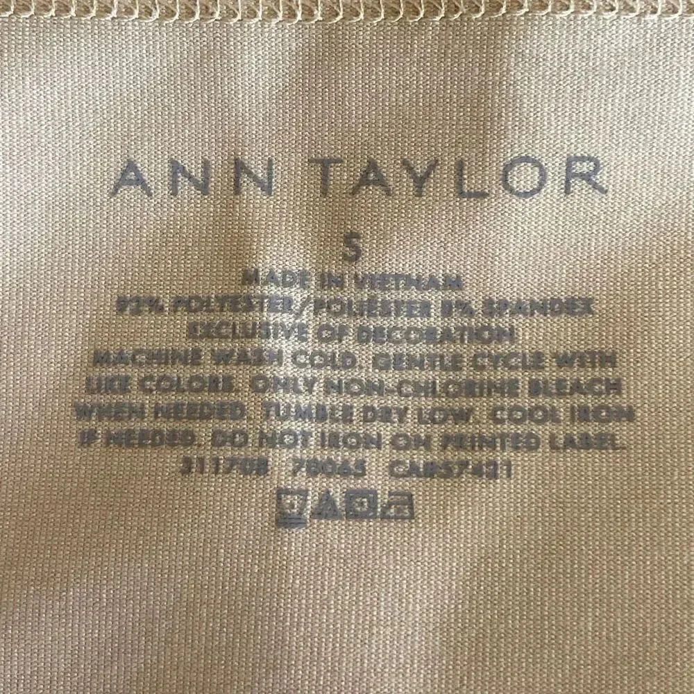 Ann Taylor Tan Solid Basic Undershirt Lightweight… - image 7